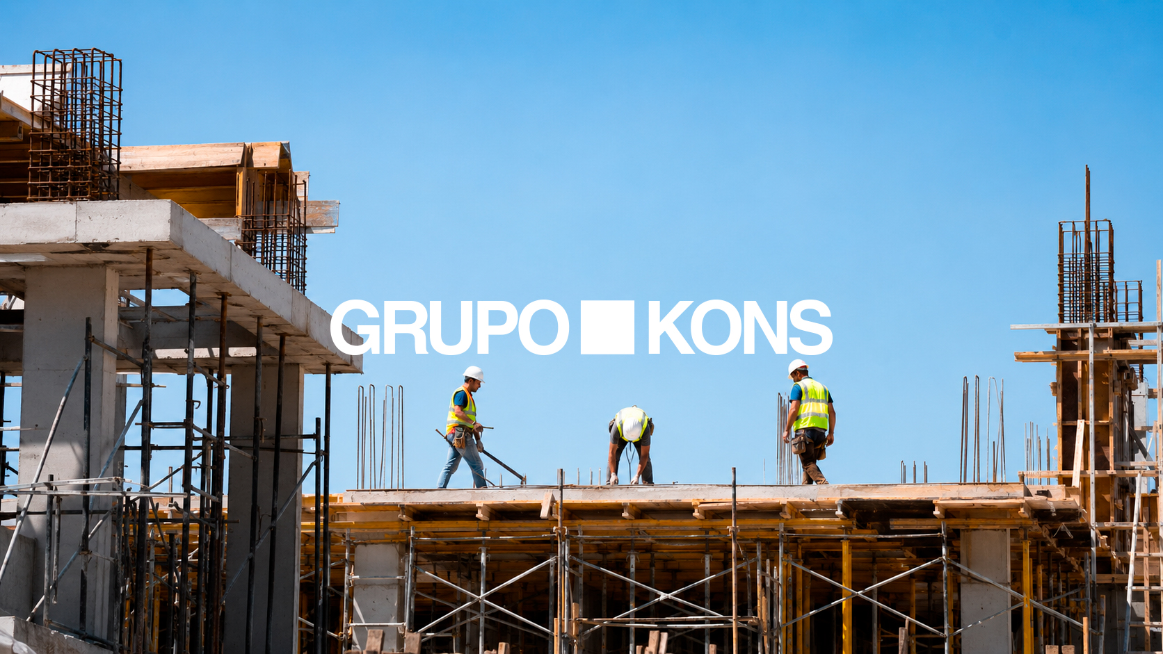 Grupo Kons — Branding para empresa de construcción en Málaga