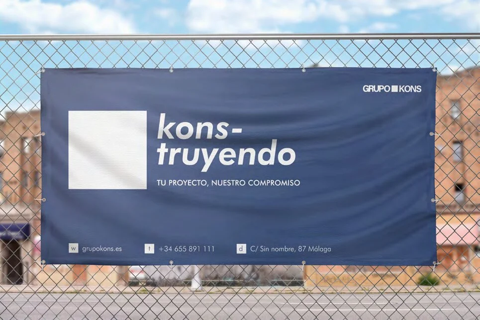 Grupo Kons — Banderola de obra